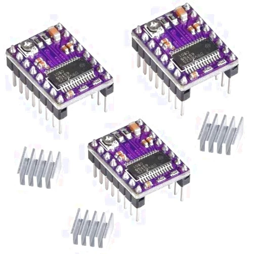 WWZMDiB 3 Pcs Stepper Motor Driver Module for DRV8825 3D Printer