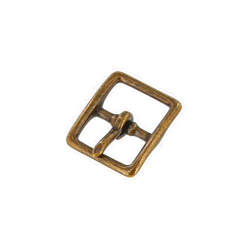 Buckleguy.com 1097 Antique Brass, Center Bar Buckle, Solid Brass-LL, Multiple Sizes