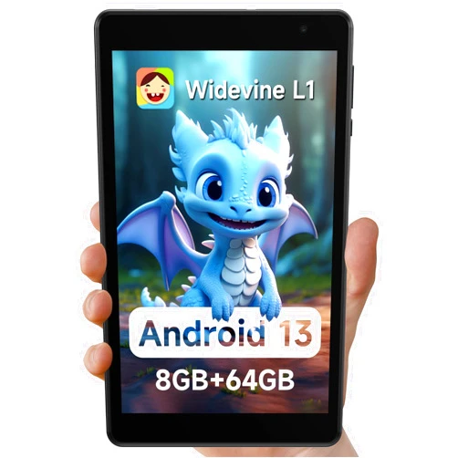 ALLDOCUBE iPlay50 mini Lite Android 13 Tablet Widevine L1 8GB RAM 64GB ROM 8 inch Tablet 1280x800 IPS GMS Certified Tablet for Adults and Kids with IWAWA App Pre-installed