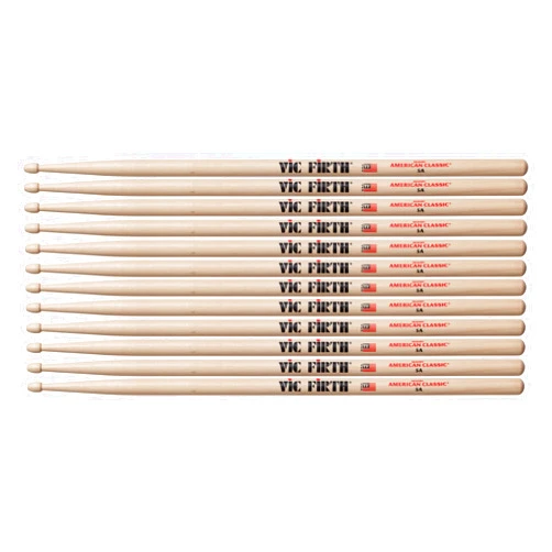 Vic Firth American Classic 5A Drumsticks - Pack of 6 Pairs