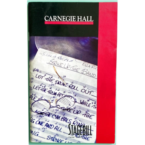 Playbill June 6 2002 Playbill from Rodgers & Hammerstein’s CAROUSEL IN CONCERT at CARNEGIE HALL starring AUDRA MCDONALD HUGH JACKMAN NORBERT LEO BUTZ JOHN RAITT Music by Richard Rodgers and Book and Lyrics by Oscar Hammerstein II