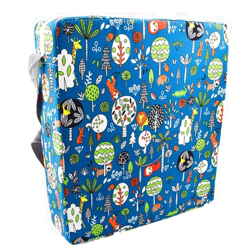SUNMALL Dining Chair Heightening Cushion Portable Dismountable Adjustable Highchair Booster for Baby Toddler Kids Infant Washable Thick Chair Seat Pad Mat (Green Forest)