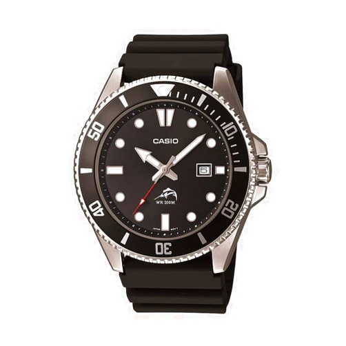 Casio Men's Classic Dive Style Watch, 200 M WR, Screw Down Crown and Case Back, MDV106 Series