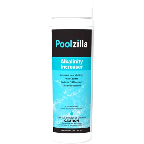 Poolzilla 2lb Pool Alkalinity Increaser: Restore pH Balance and Enhance Water Clarity for Crystal-Clear Swimming, Instantly Dissolves for Fast-Acting Performance