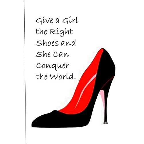 Pineapple Press Publishing Give a Girl the Right Shoes and She Can Conquer the World Planner and Organizer