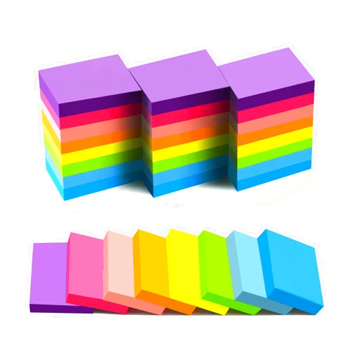 YEECOK (24 Pack) Sticky Notes 1.5x2 in, 8 Colors Post Self Sticky Notes Pad Its, Bright Post Stickies Colorful Sticky Notes for Office, Home, School, Meeting, 75 Sheets/pad
