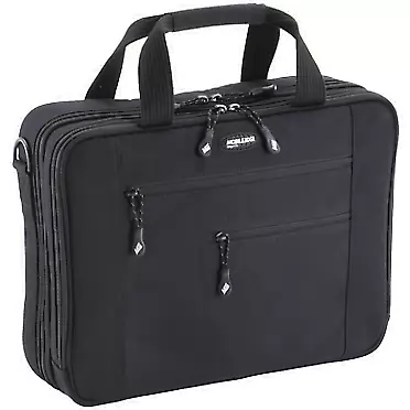 ‎Mobile Edge Mobile Edge Black Eco-Friendly Laptop, Chromebook, Mac, Briefcase 16 Inch PC / 17 Inch Mac - Cotton Canvas for Men, Women, Business, Students MECBC1