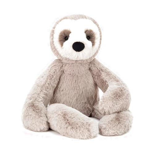 Jellycat Bailey Sloth Stuffed Animal, Medium 16 inches - Sloth Plush Toy - Classic Children's Gift