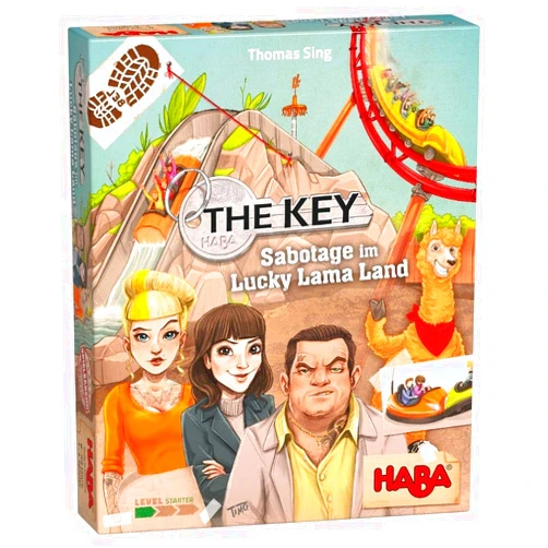 HABA The Key: Sabotage at Lucky Llama Land Simultaneous Deduction Game for Ages 8+