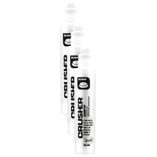 Montana Cans Montana Black Empty, 10mm, Crusher Paint Marker (Pack of 3)