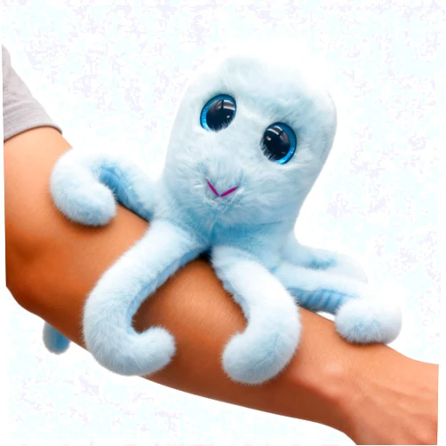 Voici et Voila Octopus Plush Toy Cute Blue Octopus Stuffed Animal Soft Stuffy Small Plushies Ocean Stuffed Animals Birthday Gifts for Kids Girls Boys 10 Inches