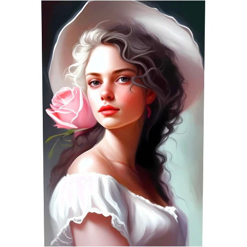 Worihut 5D Diamond Painting Kits for Adults, Beautiful Lady DIY Full Round Diamond Art with Accessories & Tools,Wall Decor ation Crafts for Home Wall Decor 12 X 18inch