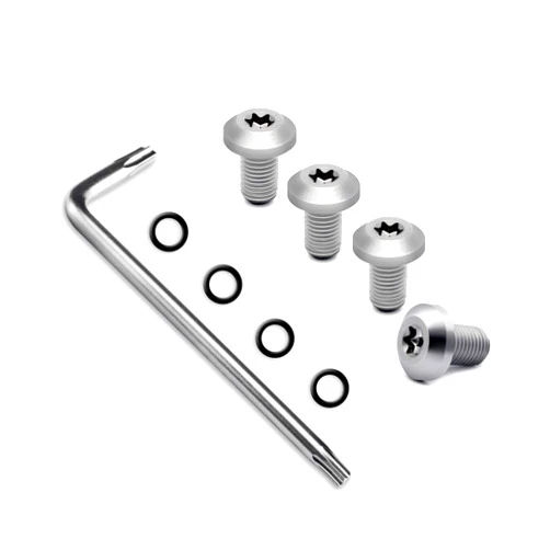 BESTWEST 1911 Grip Screws Include 4 O Rings, T10 Torx Key, 4 Stainless Steel 1911 Screws