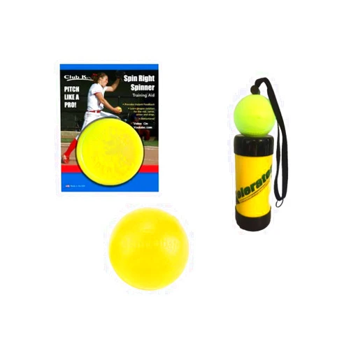 The Xelerator + Spin Right Spinner + The Cannonball Fastpitch Softball Pitching Training Aids Equipment Gear