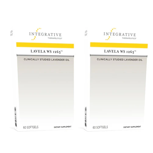 Integrative Therapeutics Lavela WS 1265 - Lavender Essential Oil Supplement for Sleep & Stress Support* - Dairy-Free - 120 Softgels (120 Servings)