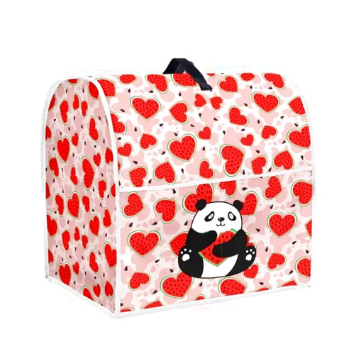 Hechitok Cow Print Kitchen Aid Mixer Cover Panda Stand Mixer Cover Compatible 6-8 Quart(17.1
