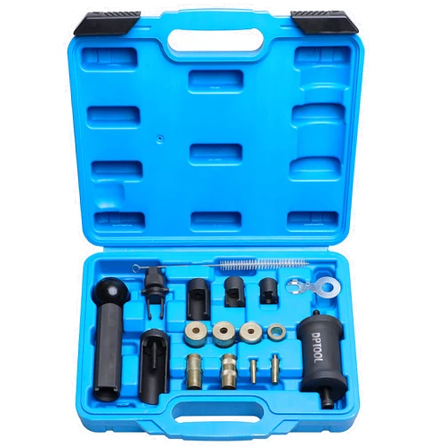 DPTOOL Fuel Injector Puller Removal Set Injector Seal Installer Service Tool Kit Compatible with Audi VW 1.4 1.6 1.8 2.0 2.7 3.0 3.2 3.6 V6 4.2 V8 FSI TSI Petrol