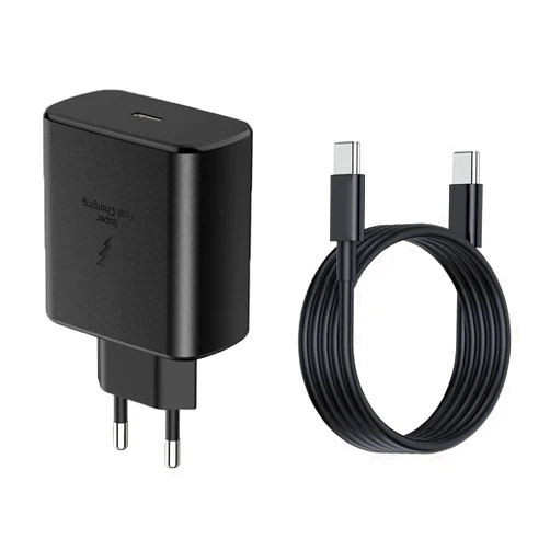 Weboyo 45W European Super Fast Charger Europe Travel Plug Adapter for Samsung Galaxy S24 S23 S22 S21 Ultra Plus MacBook iPad Air Pro EU Power USB Type C Wall Charger PD PPS Italy France Spain Euro Essentials