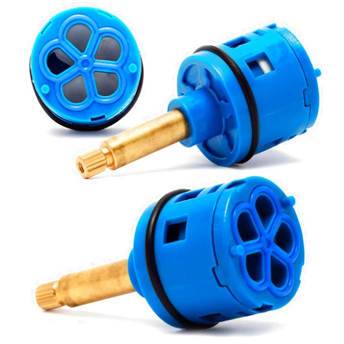 AlexL Ceramic Cartridge Replacement Brass Diverter 5 Way Panel Shower Faucet D 36 L 45 mm