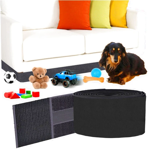 STAY GENT 7cm x 10M(32.8Ft) Under Bed Blocker for Pets & Kids Toy Blocker Under Couch Stoppers to Prevent Items Going Under Furniture Under Bed Blocker Gap Bumper for Pets Keep Dogs Cats Off Couch Bed