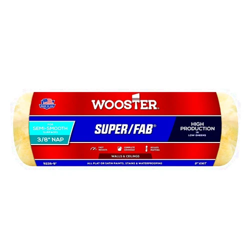 Wooster Brush R239-9 Super/Fab Roller Cover, 3/8-Inch Nap, 9-Inch