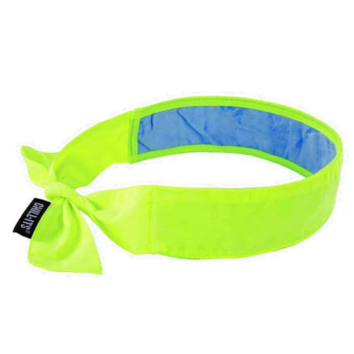 Ergodyne Chill Its 6700CT Cooling Bandana, Lined with Evaporative PVA Material for Fast Cooling Relief, Tie Closure