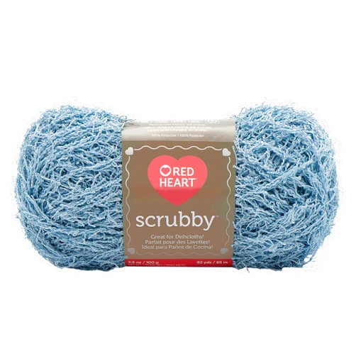 RED HEART Scrubby Yarn, Glacier