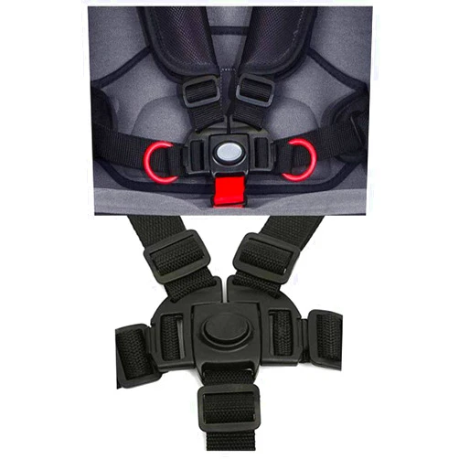 Ponini Stroller and Car Seat Replacement Parts/Accessories to fit BOB Products for Babies, Toddlers, and Children (Harness Buckle w Straps)