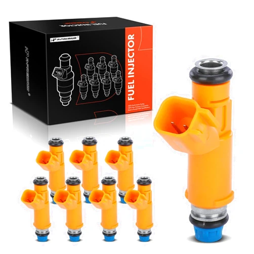 A-Premium Fuel Injectors Set of 8 Compatible with Land Rover LR3, Range Rover, Range Rover Sport & Jaguar XJ8, XK8, S-Type, Replace# 800-2138N