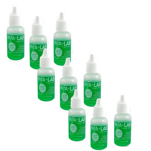 Infalab Magic Touch Liquid Styptic Skin Protector Stop Bleeding Cuts (9 pieces)