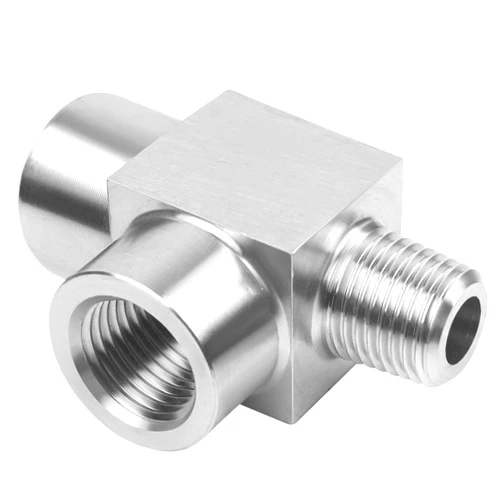 Sattie Goldpea Stainless Steel 304 Street Tee 3/8