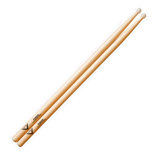 Vater Fusion Nylon Tip Hickory Drumsticks, Pair
