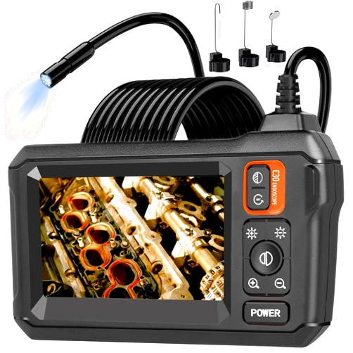 Daxiongmao Borescope, Endoscope Camera with Light, IP67 Waterproof Endoscope, 1080P HD Inspection Camera, Borescope Camera with Light, Snake Camera, 16.5ft Endoscope Camera, Gadgets for Men (4.3”)