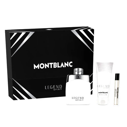 MONTBLANC Legend Spirit 3 Piece Eau de Toilette Gift Set (Eau de Toilette Spray, Perfumed Shower Gel, Purse Spray)