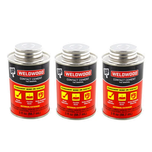 AONELAS DAP 00107 Weldwood Original Contact Cement,3 oz - 3 Pack