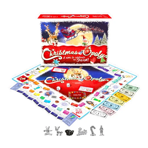Late for the Sky: Christmas-Opoly, Festive Twist on one of the Most Well Known Board Games, Christmas Theme to Celebrate the Season, For 2 to 6 Players