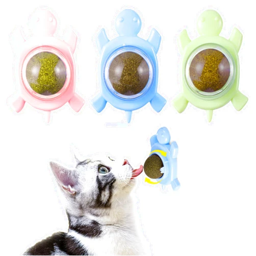 GBSYU Catnip Ball ‖ Catnip Balls for Cats Wall: silvervine for Cats, 3-Piece Silvervine Catnip Cat Toys for Indoor Cats, Edible Cat nips Organic Ball