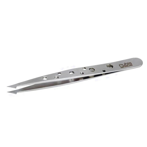 Rubis Surgical Steel Evolution Elegance Slant/Point Tweezer