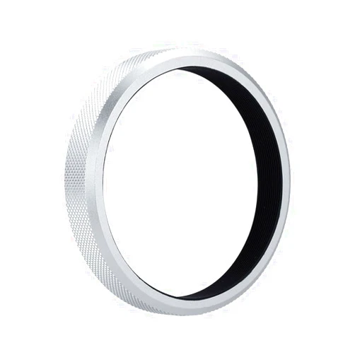 JJC AR-X100 Metal Lens Filter Adapter Ring for Fuji Fujifilm X100VI X100V X100F X100T X100S X100 Camera Attach 49mm UV ND CPL Filter & Fuji FLCP-49 Lens Cap, Replaces Fuji AR-X100 Adapter Ring, Silver