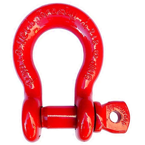 Crosby 1018507 Carbon Steel S-209 Screw Pin Anchor Shackle, Self-Colored, 4-3/4 Ton Working Load Limit, 3/4