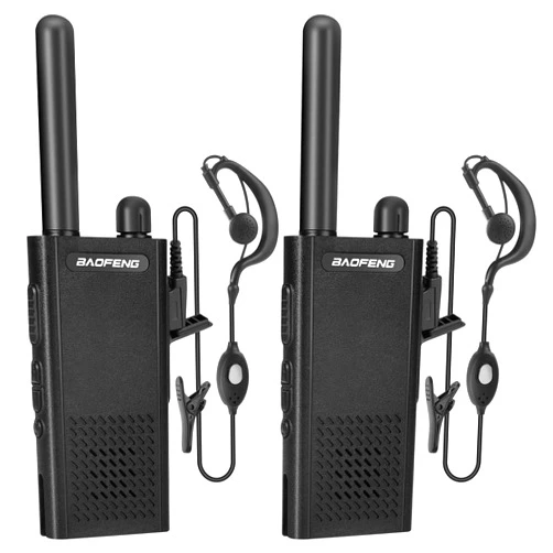 Baofeng T26 Walkie Talkies Long Range, Rechargeable Li-ion Battery 16 FRS Channel Two Way Radios with Earpieces for Adults, Handheld Mini Compact Walky Talky with Type-C Charging