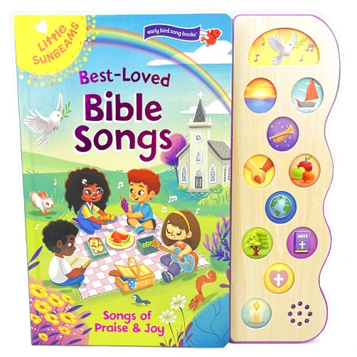 By Scarlett Wing (Author), Cottage Door Press (Editor), Fabiana Faiallo (Illustrator) & 0 more Best Loved Bible Songs - Childrens Board Book with Sing-Along Tunes to Favorite Religious Melodies - Read and Sing with Songs of Praise and Joy (Little Sunbeams: Early Bird Song Books)