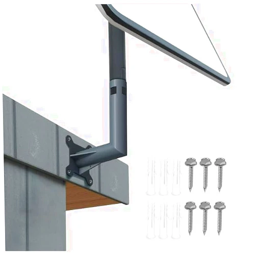Aieloar Pole Mount Adapter Mounting Kit, Starlink Gen 3 Pipe Adapter, Compatible with STARLINK Standard Dish Short