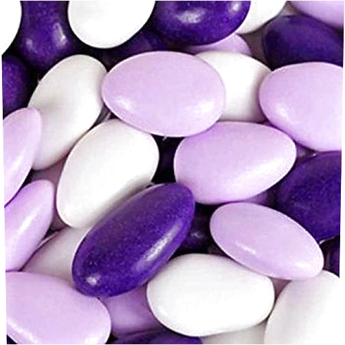 It's Delish Lavender Purple and White Jordan Almonds Medley by Its Delish, 5 LBS Bulk | Sweet Hard Candy Coating - Perfect for Wedding Favors, Bridal and Baby Showers, Party Buffets - USA Made, Vegan & Kosher