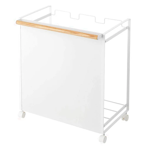 Yamazaki Industries Tosca 4780 Lidless Trash Can White Approx. 20.2 x 13.7 inches (51.5 x 30.5 x X55cm)