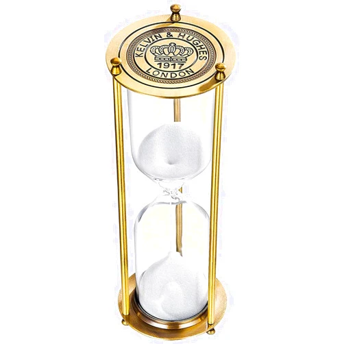 ABXKZ Vintage Brass Sand Timer Hourglass 3 Minute,5.1 Inch Small Sand Clock, Antique Grave Sand Watch 3 Min,Antiguo Reloj De Arena 3 Minuto,Metal Unique Sandglass for Gifts, Desk, Bookshelf, Office Decor