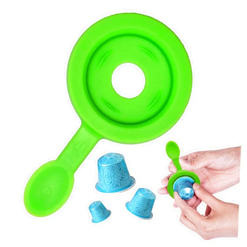 PodCut Coffee Pod Recycler, Coffee Pod Opener, Compatible with Nespresso Original Pods, Eco Friendly, Reusable, Small, Light, Zero Waste Product (Green)