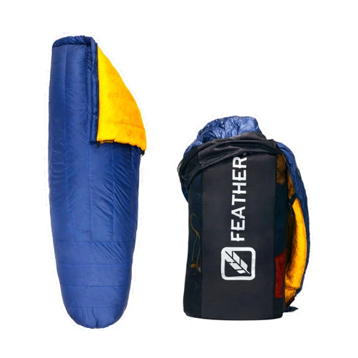 Featherstone Moondance 25 850 Fill Power Down Top Quilt & Extra Large Mesh Storage Bag 115 Liters
