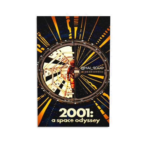 Generic 2001 A Space Odyssey Classic Poster (1) Canvas Poster Wall Art Picture Prints Hanging Photo Decor Home Posters Artworks 08x12inch(20x30cm)