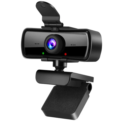Ejfete 2040x1080 High Resolution HD Desktop Webcam with Microphone for PC Computer Monitor, USB Stream Camera with Privacy Cover 120 Degree Wide Angle Design for YouTube Tiktok Webcast Conferencing